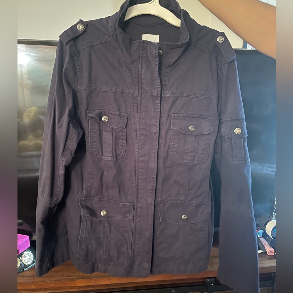 Kensie jacket size medium navy blue